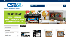 Desktop Screenshot of csbcomercial.com.br